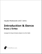 Introduction and Dance from L'Orfeo Orchestra sheet music cover